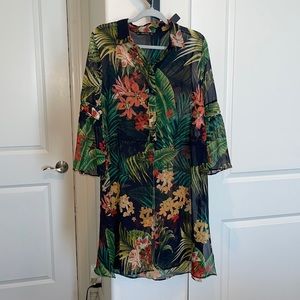 Zara floral top.